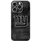 NFL New York Giants Black & White iPhone 16 Pro Skin